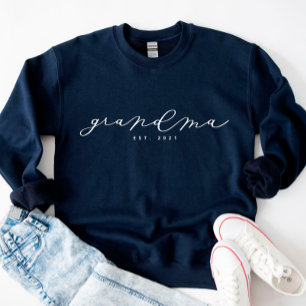 Personlig Grandma Sweatshirt T Shirt