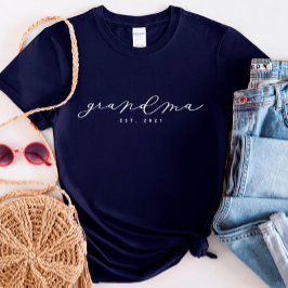 Personlig Grandma T-Shirt