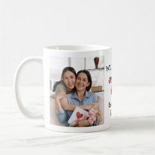 Personlig Grandma We Kärlek You 2 Photos Kaffemugg