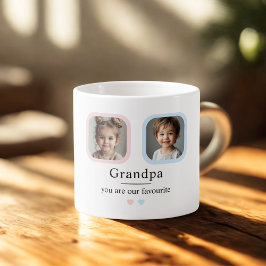 Personlig Grandpa Espresso Kopp med 1 morunge Espressomugg