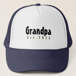 Personlig Grandpa Est 2023 Keps