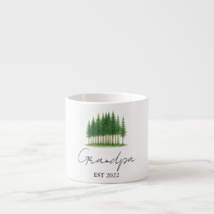 Personlig "Grandpa Est. [År]" - Espressomugg