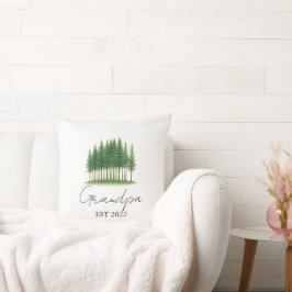 Personlig "Grandpa Est. [År]" - Kudde