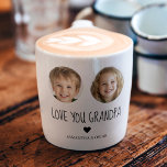Personlig Grandpa Gift | Anpassningsbar Grandchild Espressomugg<br><div class="desc">Farmor med en gåva..! I personlig visar espresso mugg den berömda ansikte av sitt omhuldade barnbarn, som skapar en hjärtsnål för kaffe eller te. Perfekt för Far dag, födelsedagar, eller bara för att mugg i anpassningsbar kommer att le till ansikte med varje fartyg. Ladda bara upp ett favoritfoto och gör...</div>