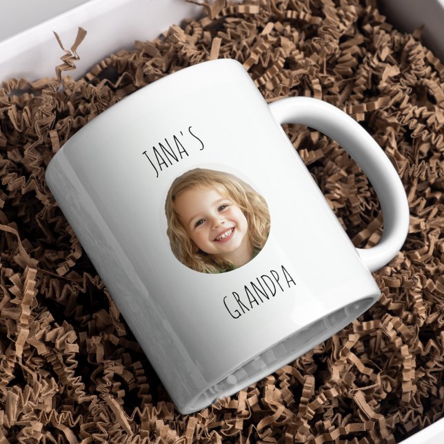 Personlig Grandpa Gift | Anpassningsbar Grandchild Kaffemugg (Skapare uppladdad)