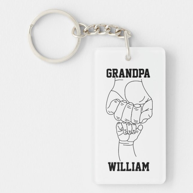 Personlig Grandpa Grandchild Gift Grandfather (Framsidan)