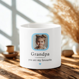 Personlig Grandpa med 1 morunge Gift Espressomugg