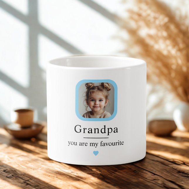 Personlig Grandpa med 1 morunge Gift Espressomugg (Skapare uppladdad)