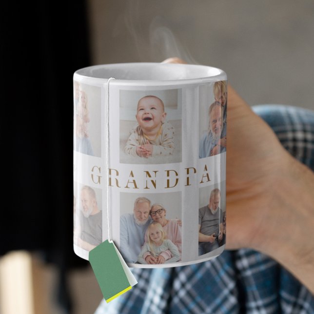 Personlig Grandpa Mugg | Anpassningsbar Foton Jumbo Mugg (Skapare uppladdad)