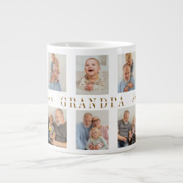 Personlig Grandpa Mugg | Anpassningsbar Foton Jumbo Mugg