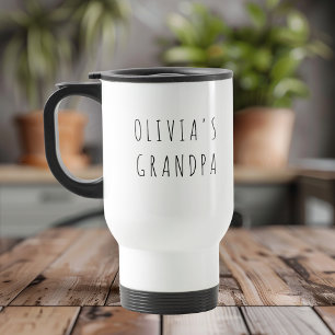 Personlig Grandpa Photo Anpassningsbar Gift Resemugg
