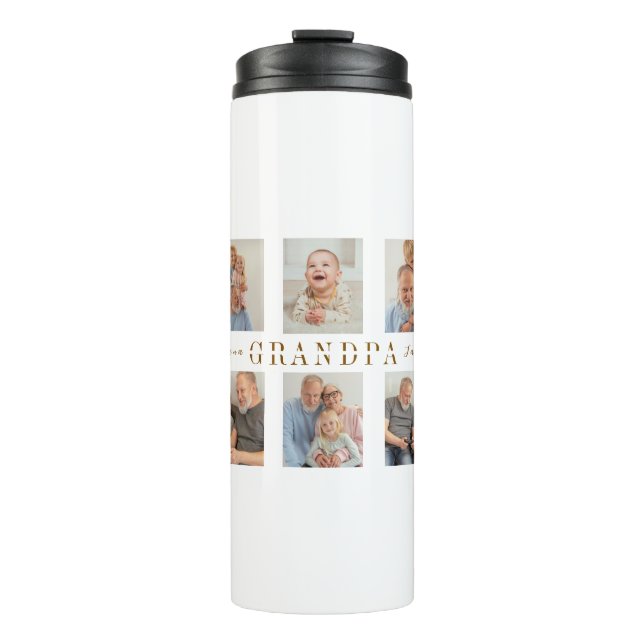 Personlig Grandpa Thermal Tumbler (Framsida)