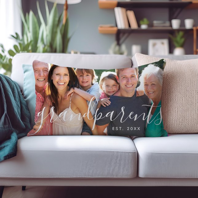 Personlig Grandparent Anpassningsbar Photo Lumbarkudde (Skapare uppladdad)