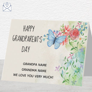 Personlig Grandparent's Day Note Card Kort
