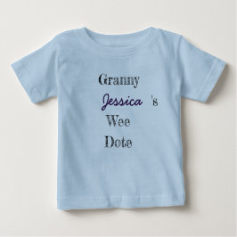 Personlig Granny Baby T Shirt