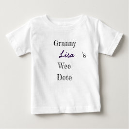 Personlig Granny Baby T Shirt