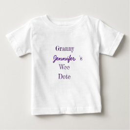 Personlig Granny Baby T Shirt