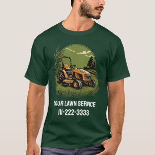 Personlig Gräsmatta Care Landscaping Service Busin T Shirt