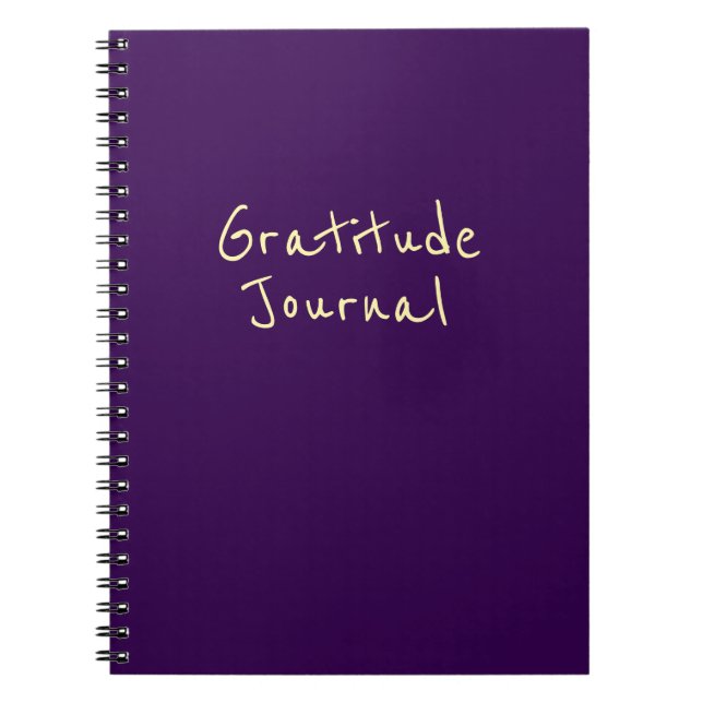 Personlig Gratitude Journal Anteckningsbok (Framsidan)