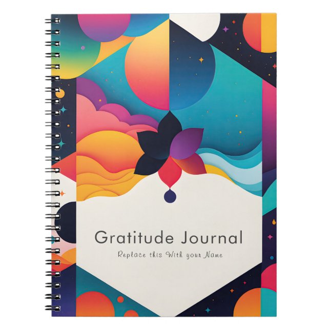 Personlig Gratitude Journal Anteckningsbok (Framsidan)