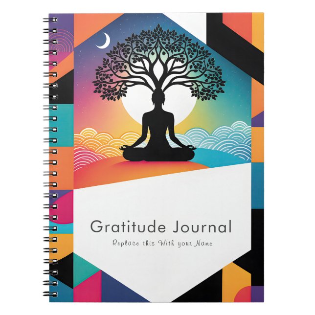 Personlig Gratitude Journal Anteckningsbok (Framsidan)