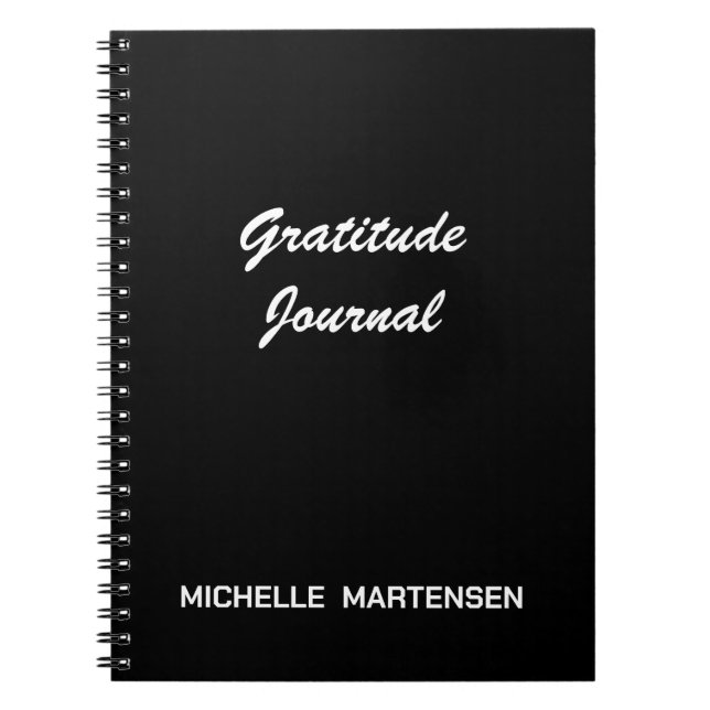 Personlig Gratitude Journal Anteckningsbok (Framsidan)