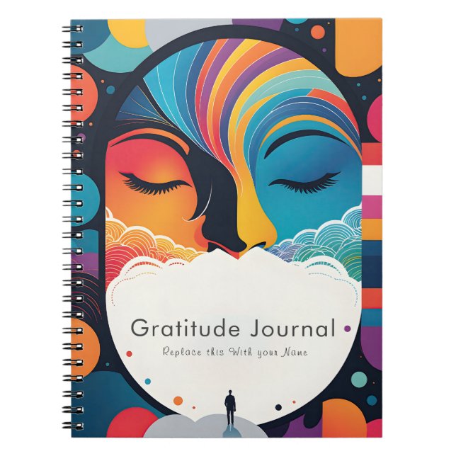 Personlig Gratitude Journal Anteckningsbok (Framsidan)