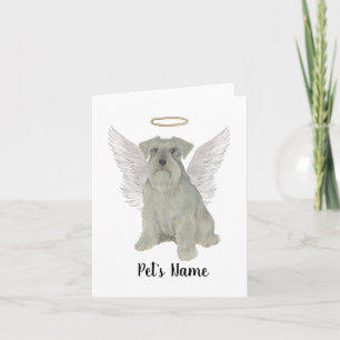 Personlig Grått Silver Schnauzer Kort