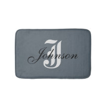 Personlig Grått Vit Elegant Monogram