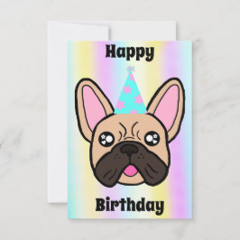 Personlig Grattis på födelsedagen Fransk Bulldog C