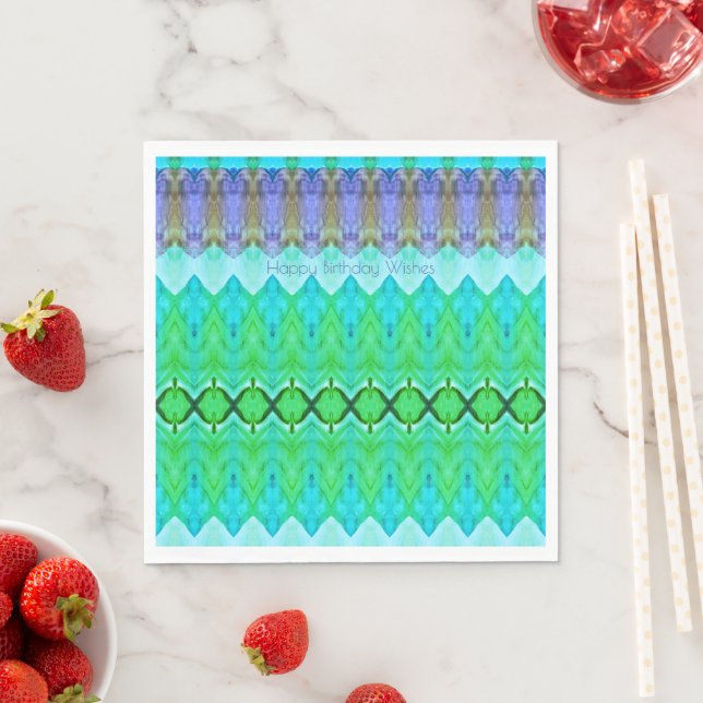 Personlig Grattis på födelsedagen Pappra blöjor Pappersservett (Insitu)