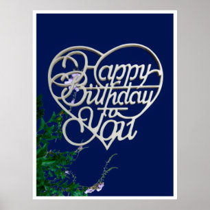 Personlig Grattis på födelsedagen till You Gloss P Poster