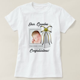 Personlig Grattisar Foto T-shirt