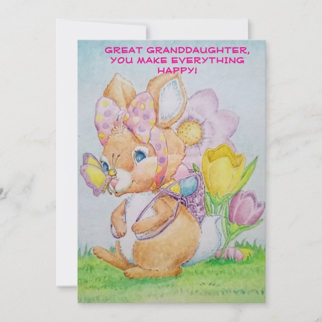 Personlig gratulationskort till sondotterdotter julkort (Framsida)