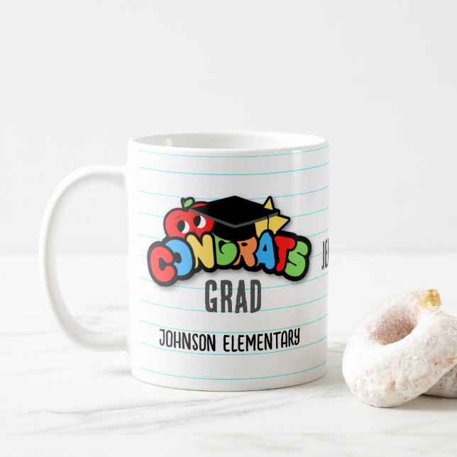Personlig Gratulerara Grad Mugg (Med munk)