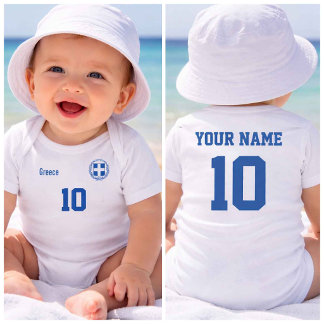 Personlig Greece Baby Bodysuit T Shirt