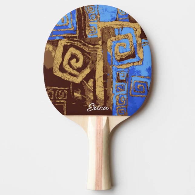 Personlig Greece Gift Pingisracket (Framsidan)