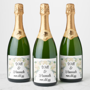 Personlig Greenery Wedding Reception Champagne