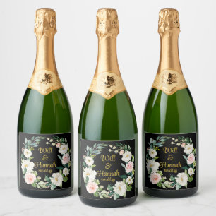 Personlig Greenery Wedding Reception Champagne