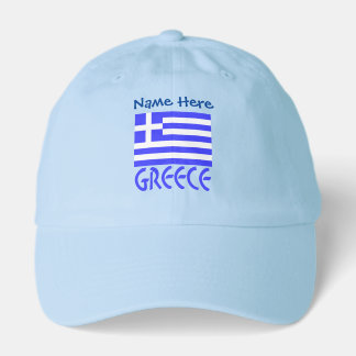 Personlig grekisk flagga keps