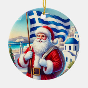 Personlig Grekiska jultomten Ornament