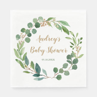 Personlig Grey Party Napkins Pappersservett