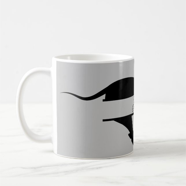 Personlig Greyhound hund Coffee Mugg (Vänster)
