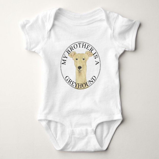 Personlig Greyhound T Shirt (Framsida)