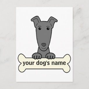 Personlig Greyhound Vykort