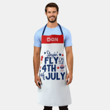 Personlig Grill BBQ Chef 4 juli Patriotic