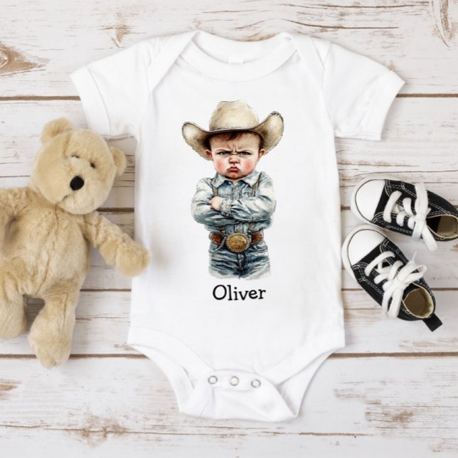 Personlig Grinig Cowboy  T Shirt (Skapare uppladdad)