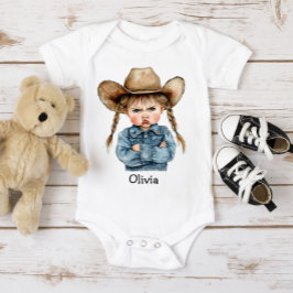 Personlig Grinig Cowgirl T Shirt