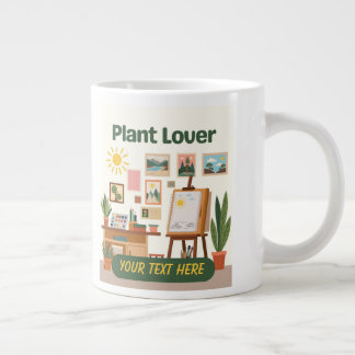 Personlig Grönska & Kreativ Arbetsplatsdesign Jumbo Mugg