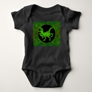 Personlig Grönt Dinosaur Gömmer T Shirt